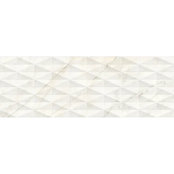 Faianță Albă Lucioasă Marazzi Allmarble Golden White Lux Pave 3D 40X120