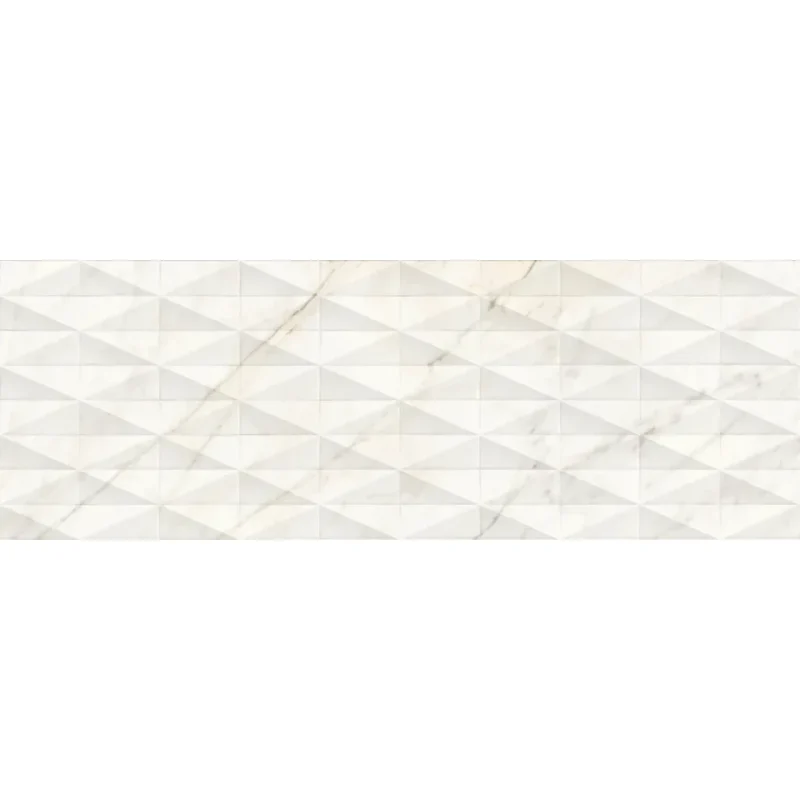Faianță Albă Lucioasă Marazzi Allmarble Golden White Lux Pave 3D 40X120