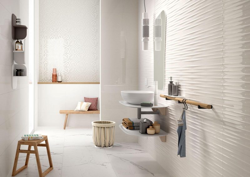 Faianta Alba Lucioasa Marazzi Bianco Lux 30x60 cm MT3H