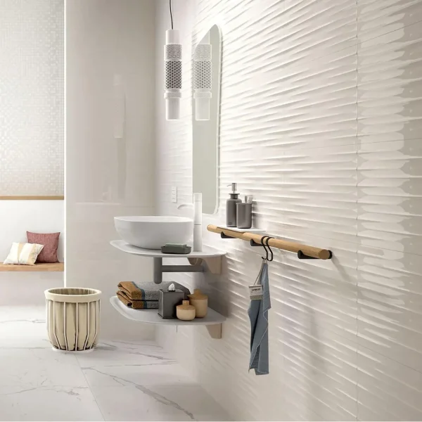 Faianta Alba Lucioasa Marazzi Bianco Lux 30x60 cm MT3H