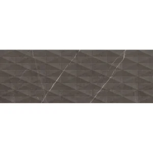 Faianta gri antracit marmură 3D, Marazzi Allmarble Wall, 40x120 cm