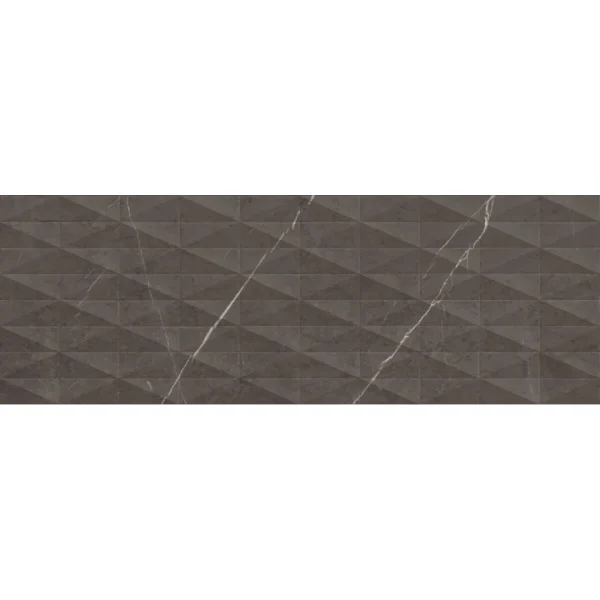 Faianta gri antracit marmură 3D, Marazzi Allmarble Wall, 40x120 cm