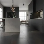 Gresie neagră rectificată mată, 60×60 cm, Marazzi Progress Black MKL7