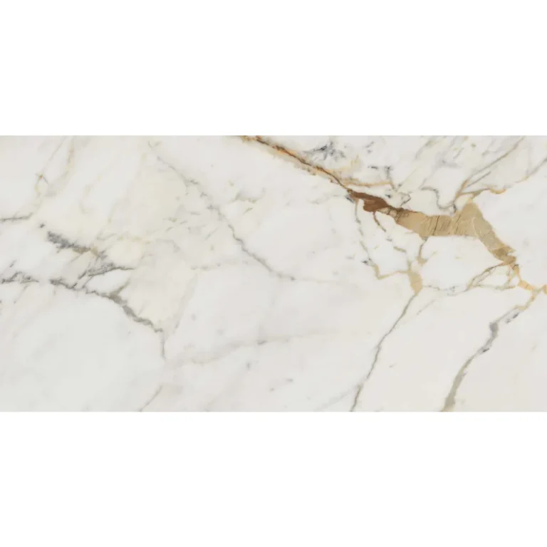 Gresie Alba Rectificata Lucioasa Marazzi Allmarble Golden White Lux 60X120 cm M4GM