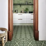 Gresie porțelanată verde encaustică, D Segni Blend, Marazzi, 10×10 cm