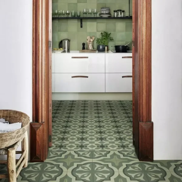 Placa decorativa Marazzi D_Segni Blend Verde Decoro Mix 10X10 cm M61K