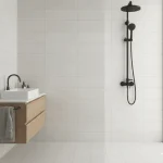 Gresie porțelanată Marazzi Stream White 30×60 cm cu efect de piatră