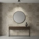 Placă decorativă efect piatră mată, Marazzi Stream Ivory Decoro Match, 20x50 cm