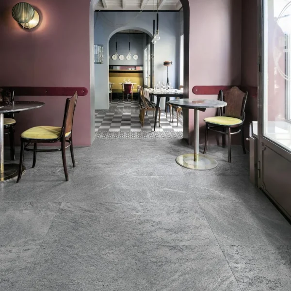 Gresie gri mata interior Marazzi Mystone Quarzite Platinum 30x60 cm