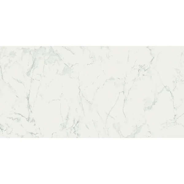 Gresie albă marmură living, Marbleplay White Lux, Marazzi, 58x116 cm