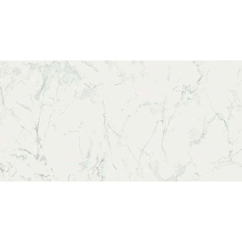 Gresie albă marmură living, Marbleplay White Lux, Marazzi, 58x116 cm