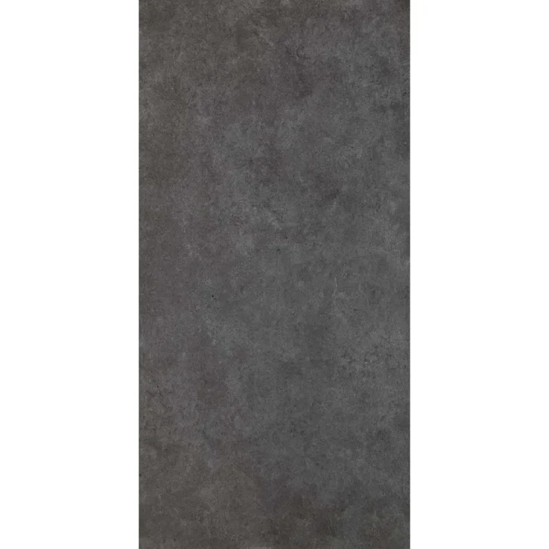 Gresie gri închis mat pentru interior, Marazzi Silverstone Nero 30x60 cm