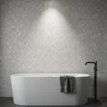 Mozaic gri mat de faianță 20×50 cm Marazzi Stream Grey M0TF