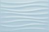 Faianta Albastra Structurata Lucioasa Marazzi Chroma Blue Tide Light 3D 25x38 cm M00T