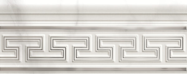 Placa decorativa Marazzi Marbleplay Listello Classic White 12X30 cm M5LP