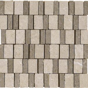 Placa decorativa Marazzi Limestone Taupe Mosaico Mix 30.5X30 cm M8LP