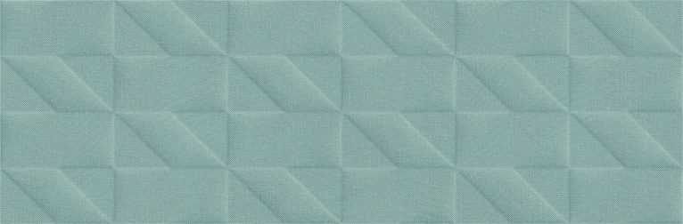 Faianta Verde Structurata Marazzi Outfit Turquoise Tetris 3D 25x76 cm M129