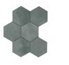 Faianta Gri Hexagonala Mata Marazzi Powder Graphite 21x18.2 cm MNYU