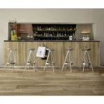 Gresie bej, aspect lemn, Treverkmore Oak, 20×120 cm, Marazzi