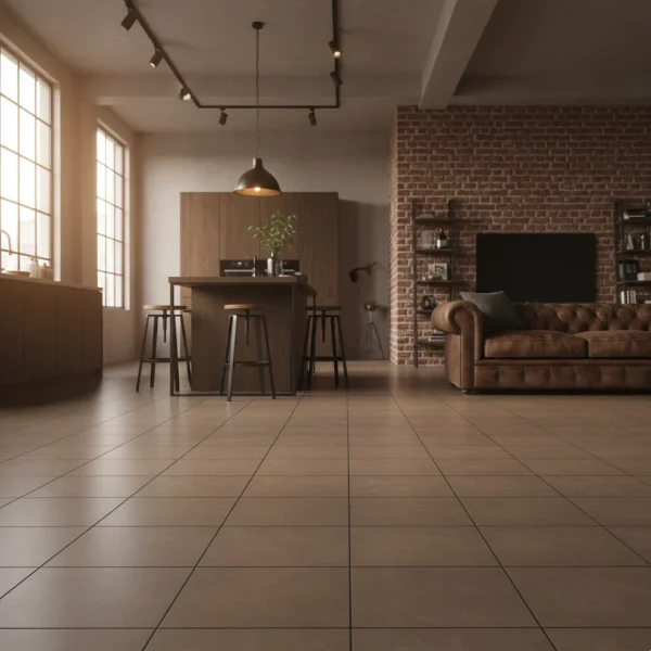 Gresie maro rectificată mată Marazzi Progress Brown 60x60 cm MKL4