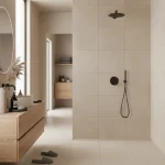 Gresie porțelanată crem cu aspect de piatră nisipoasă, Stonework Marazzi, 60×60 cm