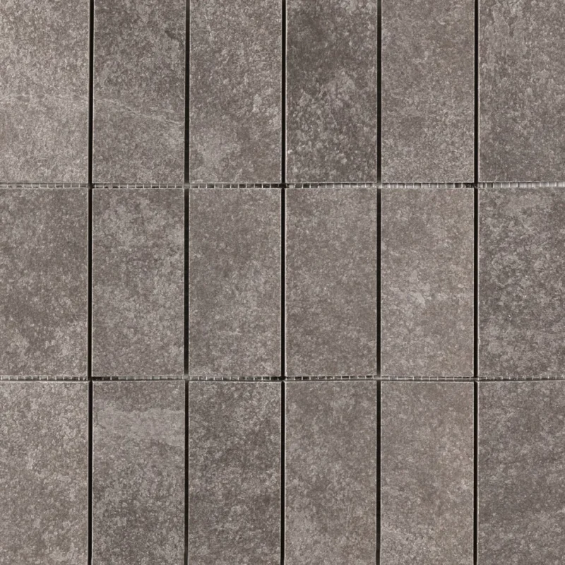 Mozaic gri texturat pereți, Marazzi Mystone Ardesia, 30x30 cm