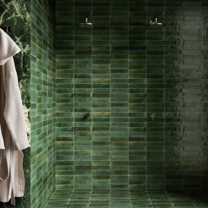 Placa ceramica Marazzi Lume Green 6X24 cm M6RQ
