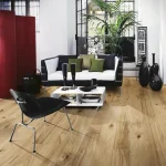 Parchet triplustratificat Stejar, alb, lacuit ultra mat, 2266x187x15 mm, Lux Collection Rise, Kahrs