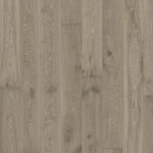 Parchet Kahrs Classic Nouveau Gray stejar lacuit mat gri baituit periat micro-canelat 1-strip 2420x187x15 mm 151NAYEKD1KW240