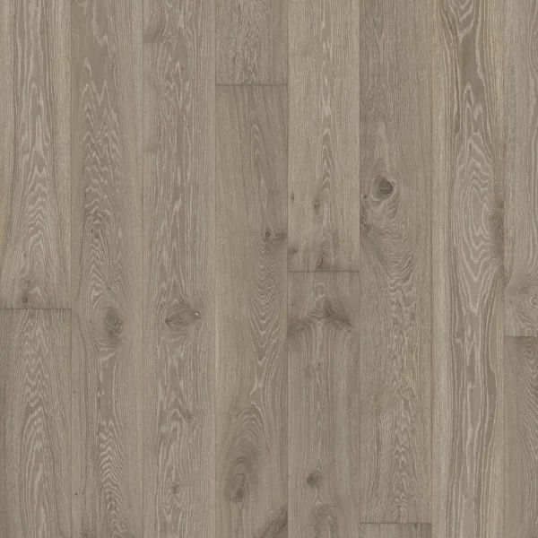Parchet Kahrs Classic Nouveau Gray stejar lacuit mat gri baituit periat micro-canelat 1-strip 2420x187x15 mm 151NAYEKD1KW240