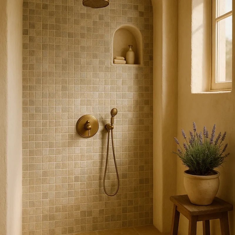 Mozaic gri mat baie MJRY Marazzi Multiquartz 30X60 cm MJRY