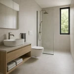 Faianta gri mata cu efect de piatra, 20x50 cm, Marazzi Stream Grey M0T6