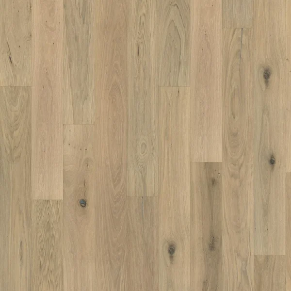 Parchet Kahrs Classic Nouveau Whisper stejar alb lacuit mat periat micro-canelat 1-strip 2000x187x15 mm 151N9AEK16KW200
