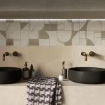 Decor Marazzi Allmarble Golden White Satin Decoro Club 40X120 cm M8T5