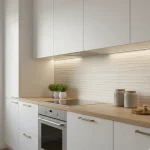 Faianță bej structurată cu efect de piatră, 20×50 cm, Marazzi Stream Beige Wind 3D M0TD