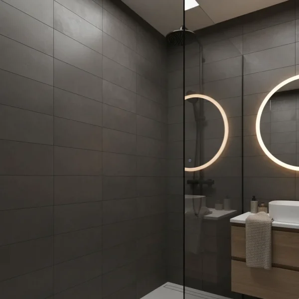Gresie neagră mată rectificată Progress Black, 30x60 cm, Marazzi