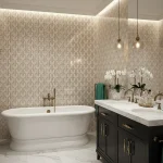 Decor Marazzi Allmarble Altissimo Lux Decoro Retrò 40X120 cm M8TG
