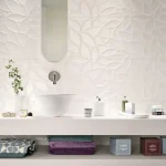 Faianta Alba Rectificata Satinata Semi-Mata Marazzi Essenziale Flora 3D 40X120 cm MMFP