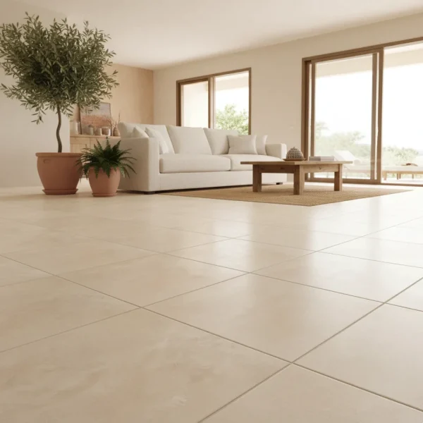 Gresie crem mata, Limestone Ivory, 75x75 cm, Marazzi, M7E7