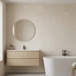 Faianță crem, textură fină de piatră, Stonework Marazzi, 30×60 cm
