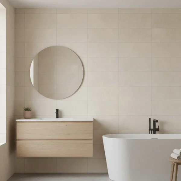 Gresie Crem Rectificată Mată Marazzi Stonework White 30x60 cm MLHD
