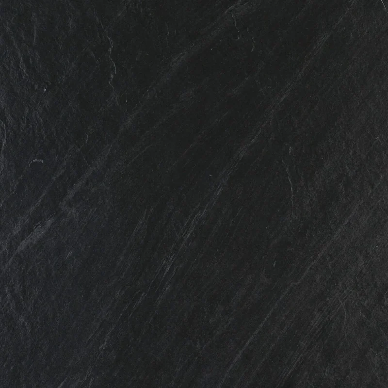 Gresie neagră striată baie, Marazzi Mystone Lavagna, 60x60 cm