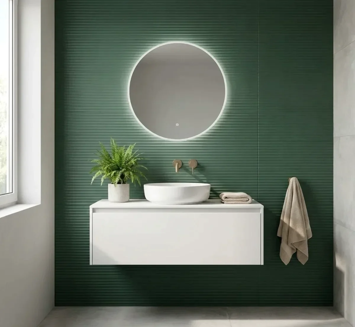 Faianta verde structurata rectificata, Colorplay, 30x90 cm, Marazzi, M4JS Faianta verde structurata rectificata, Colorplay, 30x90 cm, Marazzi, M4JS