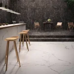 Gresie Alba Rectificata Structurata Mata Marazzi Allmarble Statuario 60X120 cm MMH1