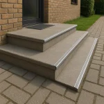 Profil aluminiu treapta, autoadeziv, argintiu, protecție margini, 40 x 22mm, 2 ml cod S42