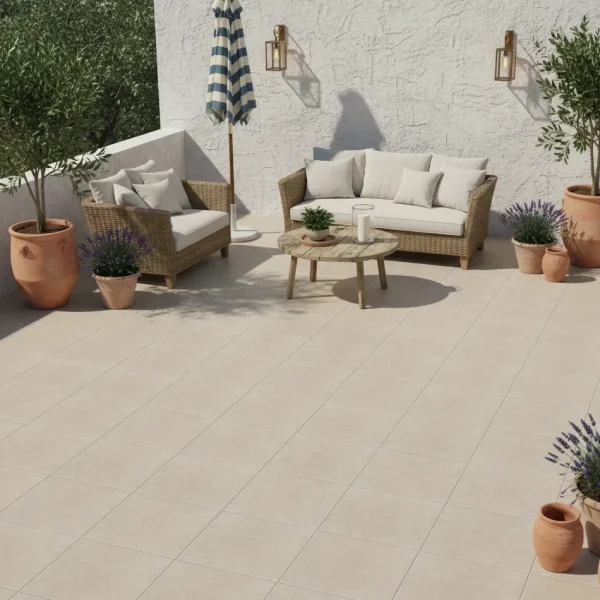 Gresie bej rectificată Marazzi Stream Beige 60x60 cm M0UW