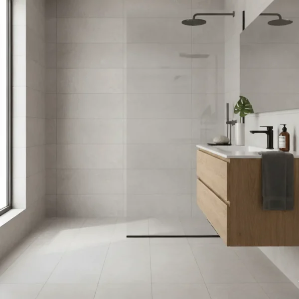 Gresie porțelanată gri cu efect de piatră, 45x45 cm, Marazzi M0VR