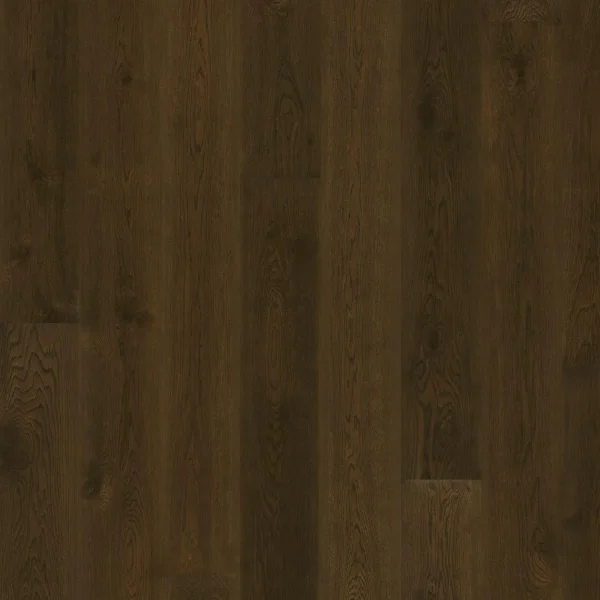 Parchet Kahrs Classic Nouveau Tawny stejar lacuit mat maro inchis baituit periat micro-canelat 1-strip 2420x187x15 mm 151N8AEKA1KW240