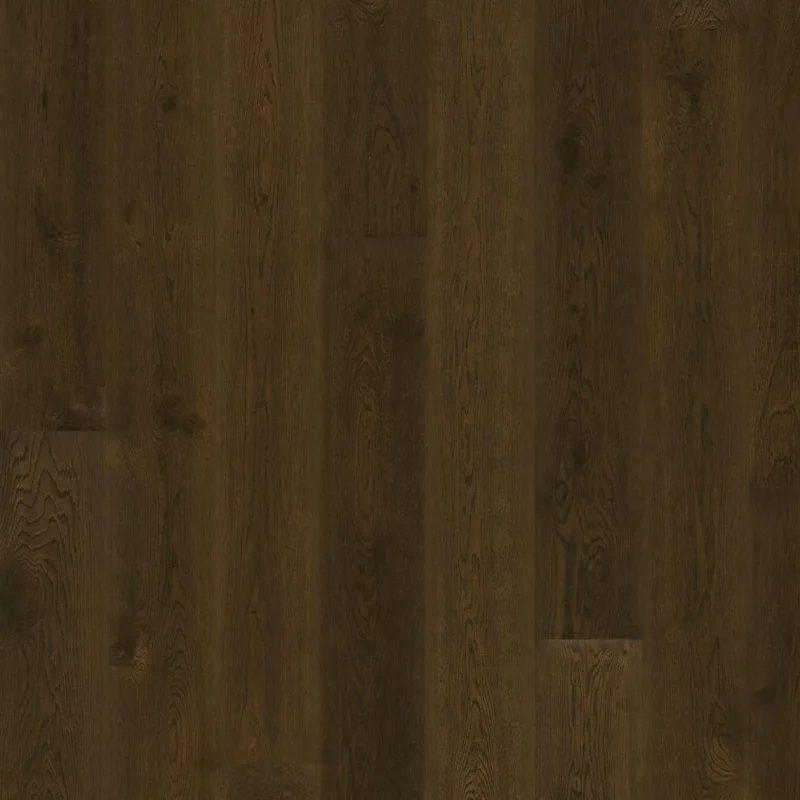 Parchet Kahrs Classic Nouveau Tawny stejar lacuit mat maro inchis baituit periat micro-canelat 1-strip 2420x187x15 mm 151N8AEKA1KW240