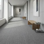 Mochetă dale argintie pentru birou, 50×50 cm, Burmatex GO TO 21812